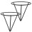 2 Pezzi Scaffalatura Triangolare Idroponica Con Barattolo Mason 7