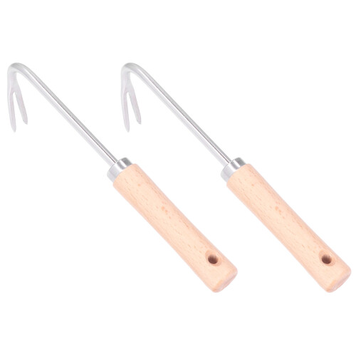 2pcs Garden Weeder Lightweight Efficient Labor Saving Ergonomic Design Small Compact Digging Supplies 2