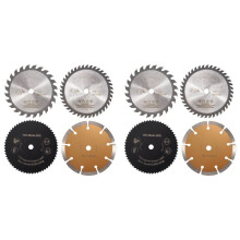 115X10mm Multi-Function Carbide Saw Blade Set of 8 Plastic Cutting Blade Circular Saw Blade