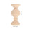 4Pcs Solid Wood Decorative Balusters Khaki for Home and Table Decor 3