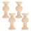 4Pcs Solid Wood Decorative Balusters Khaki for Home and Table Decor 10
