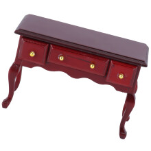 Wooden Dollhouse Miniature Table 15x7x4 cm DIY Furniture Accessories