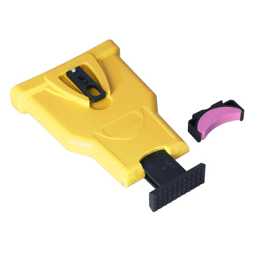 Chainsaw Sharpener Universal Protable Chainsaw Teeth Sharpener for 14 16 18 20 Inch 2 Holes Chain Saw BarYellow 1