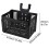 Foldable Bicycle Basket with Quick-Release Handlebar Mount, 12.48.98.1in, Black 1