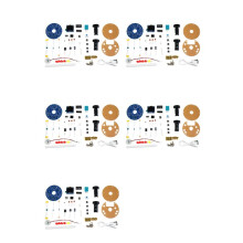 5X USB Humidifier Electronic DIY Welding Kit Circuit Board OLED Display Temperature and Humidity Atomizer DIY Parts