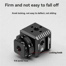 2X Drievoudige Flitsschoen Mount Adapter 1/4 Gat Flitsschoen Monitor Basis Mic Vullicht Beugel Houder voor SLR Camerakooi
