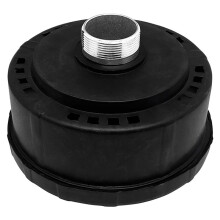 1pcs 32mm/1.25Inch Air Compressor Noise Reducer Silence Filter,Plastic Shell Round Muffler Filter