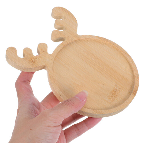 Bamboo Blank Coaster Tray Chocolate Multipurpose Craft Supplies 2
