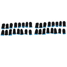 18-Pin Carbon Fiber Finger Sleeves For PUBG Mobile Games Press Screen Finger Sleeves(32 Pcs)