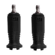 2X Automatisch Werkzeuge Einstellbare Hoch Druck Reinigerdüsen Spitzen, Variables Sprühen Muster, 1/4 Zoll Schnell Kupplung Stecker, 3000 Psi Auto
