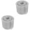 2Pcs Durable Stainless Steel Gutter Guard Mesh Silver Leaf Screen 4