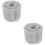 2Pcs Durable Stainless Steel Gutter Guard Mesh Silver Leaf Screen 7