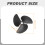 2 Pcs 55mm 3 Blade RC Boat Propeller 4.8mm Bore CW Rotation Efficient Thrust Durable Design 2