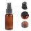 6Pcs Plastic Lotion Bottles Brown Durable Lightweight Cosmetic Storage 3