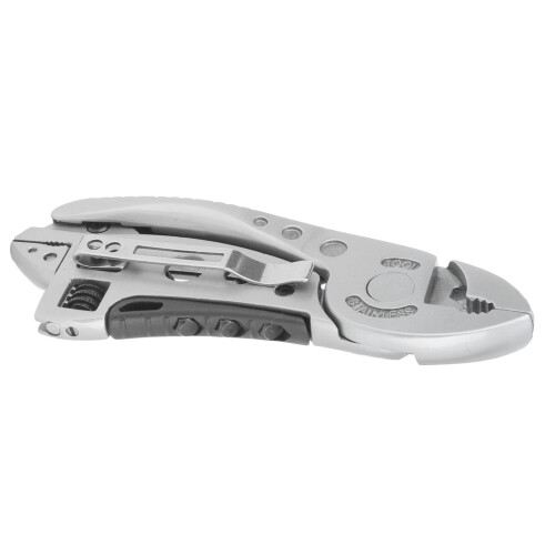 Multi Tool Adjustable Wrench Screwdriver Bits Pliers Survival Emergency Gear Assembly 2