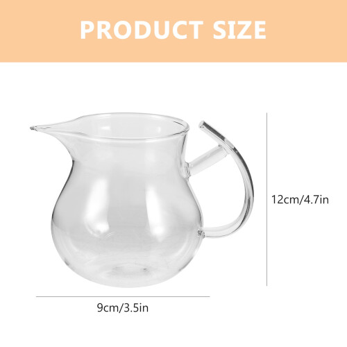 Clear Glass Pitcher for Home Tea Dispensing with Handle and Stylish Design 1