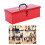 Hand Tool Case Iron Tool Box Latch Closure Ergonomic Handle Easy Access Tool Chest Multifunction Empty Tool Box for Workshops 4