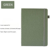 A5-Notizbuch, 240 linierte Seiten, 14,5 x 21 cm, ideal zum Schreiben, Notieren, Reisen, für Beruf, Arbeit und Schule, für Damen und Herren