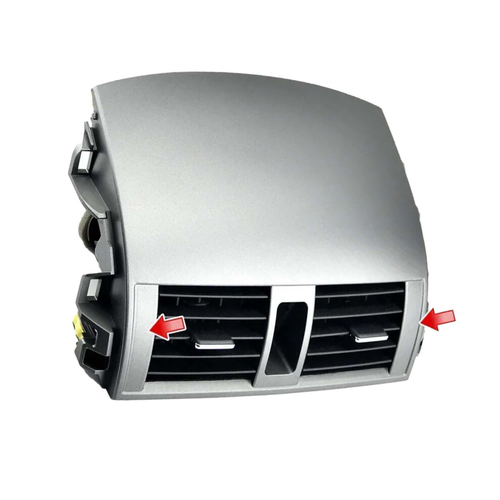 Dashboards For Toyota Corolla 2007Â2013 (No A/C Control), Compatible With Oem 55663-02060 & 55670-02160, Silver 9028731190471