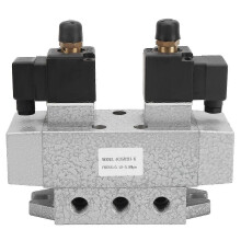 3 Position 5 Way Pneumatic Solenoid Valve Double Electric Controller G1/8in K35D2H-6AC220V