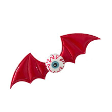 Xinwanna Halloween hårspänne mörk stil fladdermusvingar pumpa ögonglobsdesign parodi hårspänne mångsidig gotisk gatufest håraccessoar (typ G)