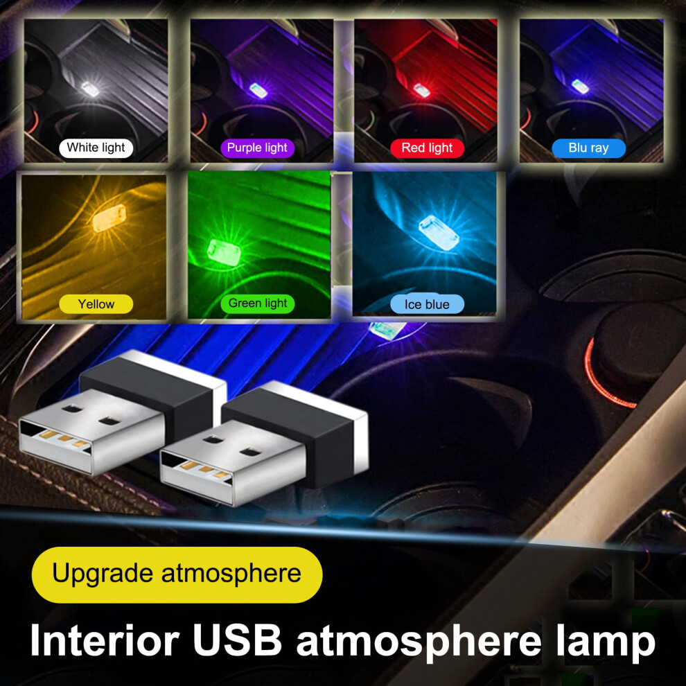 Usb Ambient Universal Decorative Mini Auto Interior Plug-In Led Neon Ambient Lamp For Car Light 9028731191782