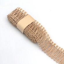 2 Yards Cotton Linen Rope Ribbon for Rustic Wedding & Christmas Decor, Bouquet Packaging, Curtains – Compatible with Vintage Styling