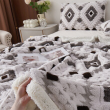 300GSM Soft Fleece Throw Blanket (50"x60") – Warm, Fluffy Coral Fleece for Couch, Bulk Fleece Blankets for Women & Men