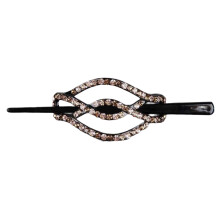 Xinwanna Ladies Hairpin Rhinestones Shiny Dress Up Jewelry Vintage Shining Hair Stick Hair Accessories (Champagne)
