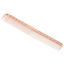 18cm Hair Comb Detangling Dressing Comb for Hair Styling Stainless Steel Gloss Rose Gold Tone