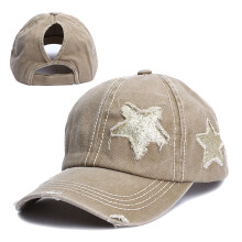 Naisten cowboy-tähtikuvioinen lippalakki, 56–62 cm