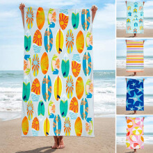 Monogrammed Outdoor Beach Towel – Quick-Drying, Fade-Resistant, Extra-Large, Foldable & Breathable