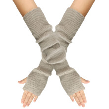 Winter Gloves Arm Warmers Long Fingerless Gloves Knit Wrist Warmers with Thumb Hole for Women Girls