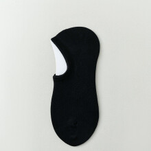 Paar Herren-Baumwollsocken, atmungsaktiv, unsichtbar, rutschfest, kurze Bootssocken