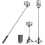 Τρίποδο Selfie Stick με αποσπώμενο τηλεχειριστήριο Bluetooth, συμβατό με iPhone15Pro Max/15Plus/14/13, 1