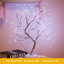 LED vianočné svetlá, vonkajšie svetlá na stromčeky, 108 simulovaných LED svetiel na stromčeky, svetlá na stromčeky, zásuvné svetlá do