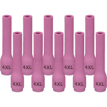 TIG Alumina Nozzle Ceramic Cup 796F75 D6.5x63mm 10pk