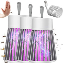 LED-Insektenvernichter 2.0-2024 – Sommerneuheit: Tragbarer Insektenvernichter, USB-Ladefunktion und geringe Geräuschentwicklung, geeignet für