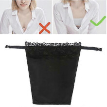 Lot de 3 faux soutiens-gorge camisoles à clipser en dentelle, empiècements et panneaux de pudeur.