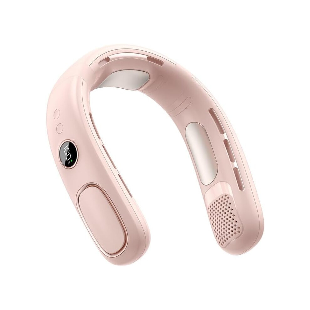 Portable Bladeless Neck Fan, Rechargeable, 5 Speeds, Quiet & Strong Wind, Wearable Cooling Fan Compatible With All Users 9028731120836