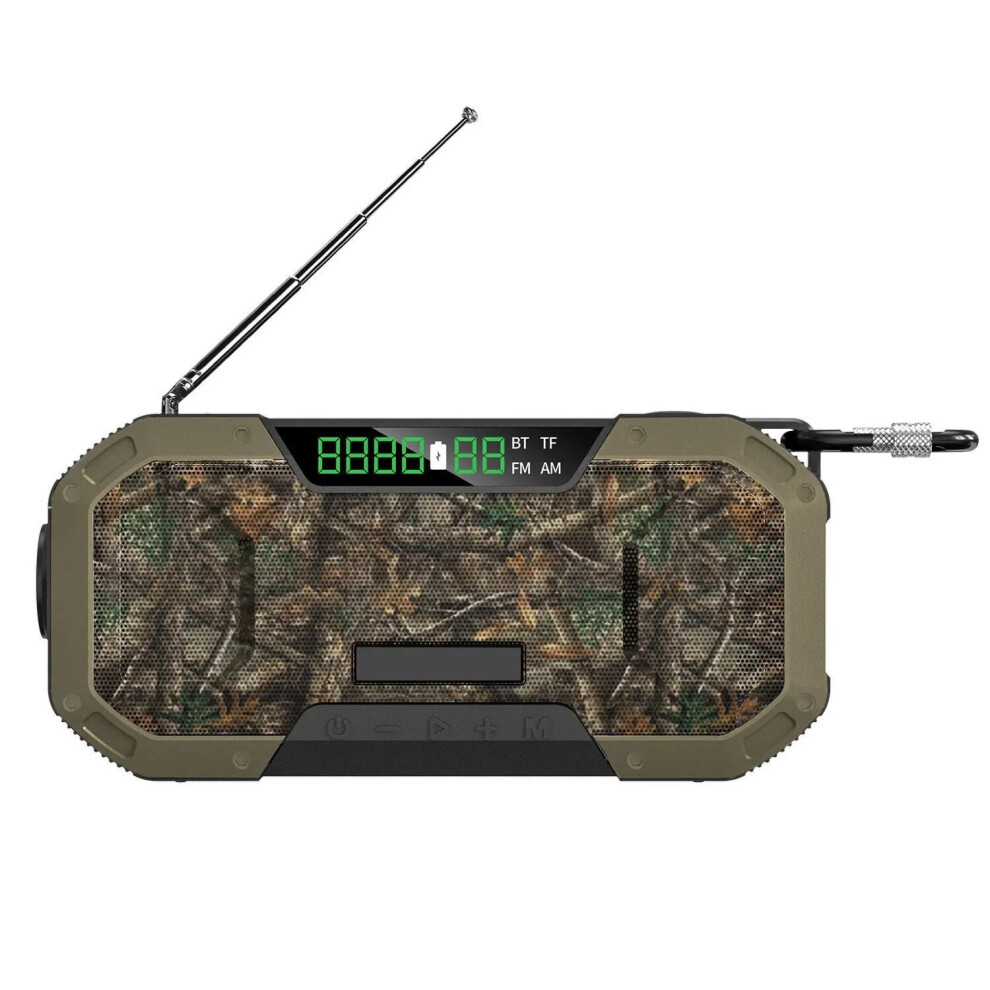 5000Mah Emergency Solar Hand Radio Portable Outdoor Camping Survival Radio With Am/Fm Noaa Flashlight Power Bank Outdoor Tools 9028731120669