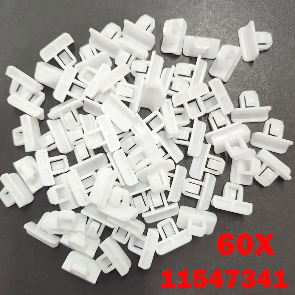 60 Bumper Step Pad Clip Retainer For Chevrolet Silverado 1500 19-21 11547341 Usa White 9028731121635