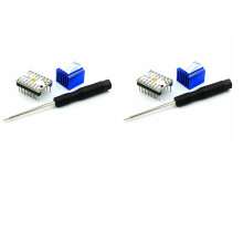 2 stk. TMC2208V1.2 stepperdriver med køleplade til 3D-printere – kompatibel med Ramps 1.4, MKS, Prusa i3, Ender-3Pro