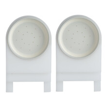2Pcs Bee Feeder Easy-to-Install Bee Equipment Water and Sugar Syrup Entry Feeder Bee Entry Drinker Lid for Top Dispenser Beekeeping