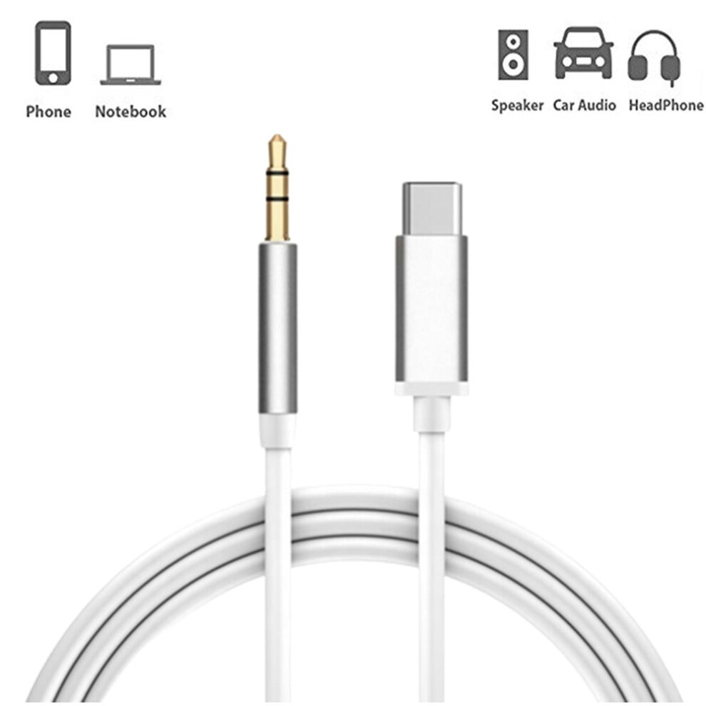 Usb-C To 3.5Mm Audio Cable (3.3Ft, ) Â Compatible With Ipad Pro 2018, Pixel 2/3/Xl, Galaxy S21/S20 Ultra, Note 20/10 Plus White 9028731123332