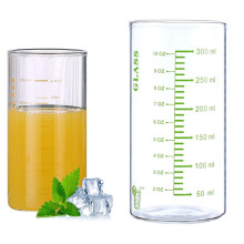 Magas boroszilikát üveg mérőpohár, 500 ml, hőálló, beosztásos főzőpohár konyhába/laboratóriumba/étterembe, könnyen leolvasható
