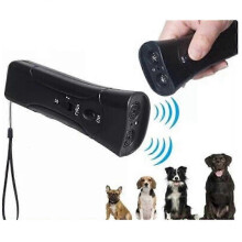 (Color box packaging, Without batteries) KINCJON Anti Bark Device Ultrasonic Dog Barking Control Stop Repeller Trainer Train Tool