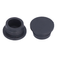 2 Stück schwarze Gummipoolleiter Stoßstangen Sicherheitsschutz 5x3,7x2,5 cm