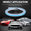 Flexible Car Hood LED Strip White Silicone 1 Pack 2