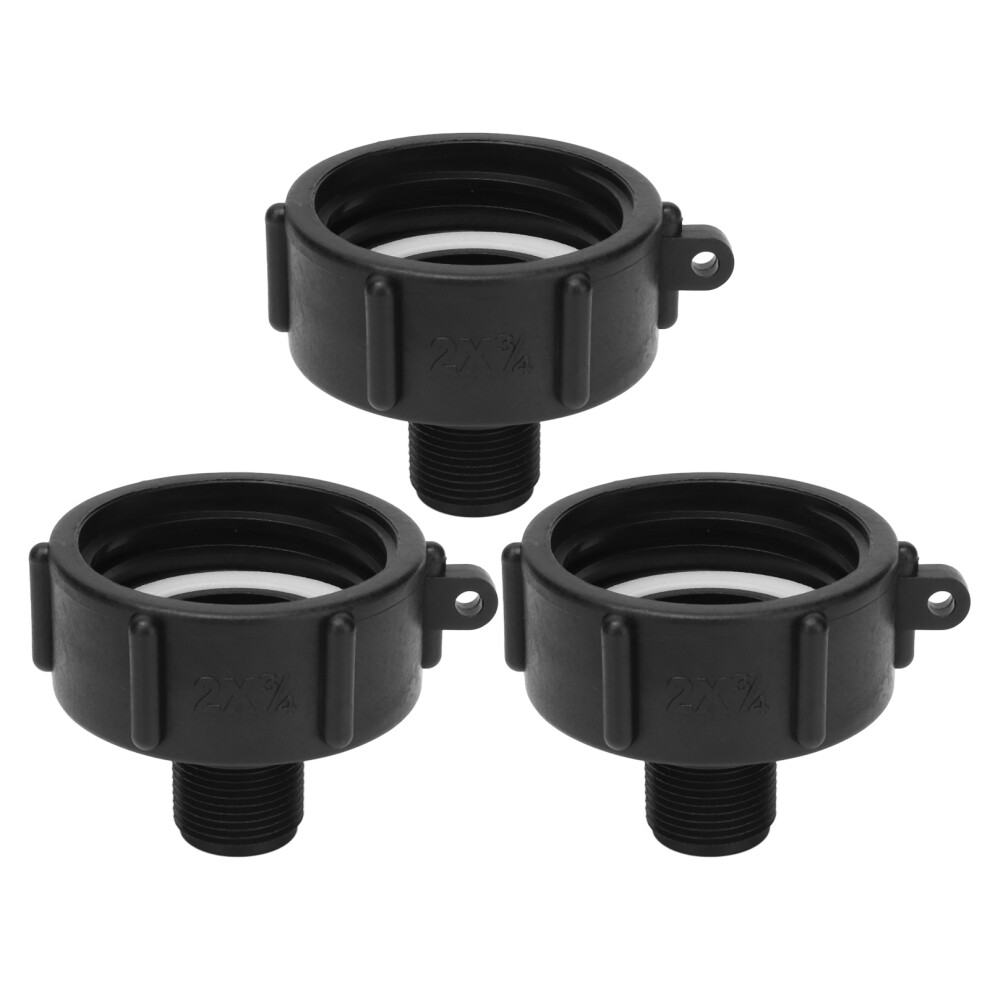 G3/4 Thread IBC Drain Connector 3Pcs